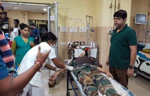 TSR Jawan was hospitalized with severe injuries ; Reason Unknown TSR Jawan was hospitalized with severe injuries ; Reason Unknown